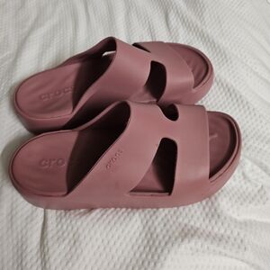 CROCS Mauve Slide Sandals